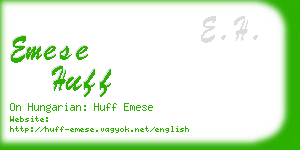 emese huff business card